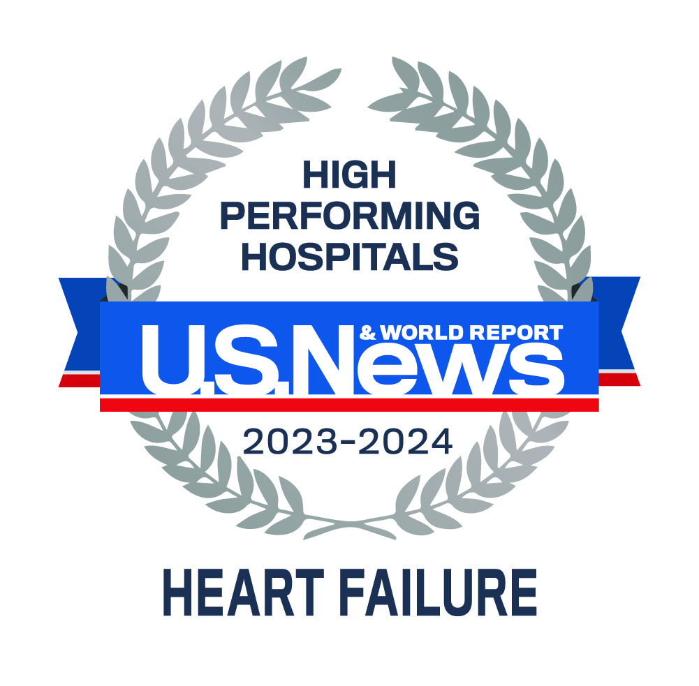 US New High Performing Badge for Heart Failure 